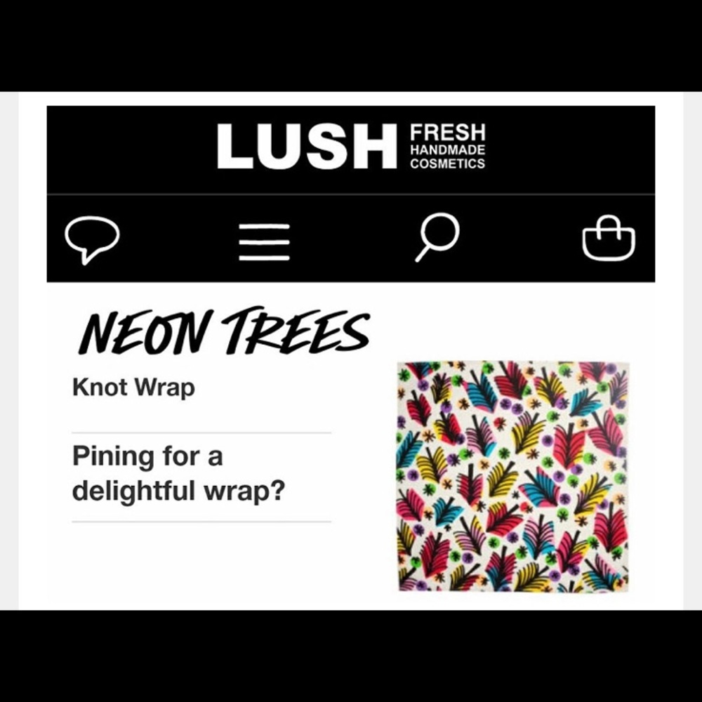 ISO: Lush Neon Trees knot wrap